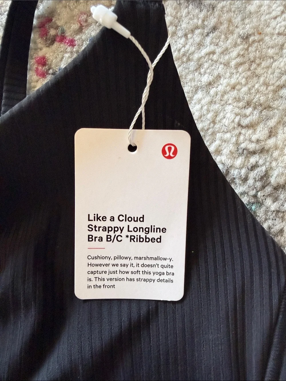 Lululemon Like a Cloud Strappy Longline Bra NWT